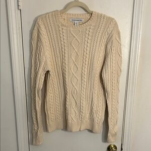 Amazon Essentials Cable Knit Sweater in Cream